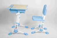 숨겨지은 서랍 플라스틱 아이 놀이방 가구 책상과 의자 고정되는 조정가능한 고도/발