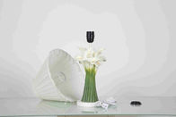 국가 오두막 거는 수정같은 꽃 모양을 가진 고전적인 가정 테이블 램프